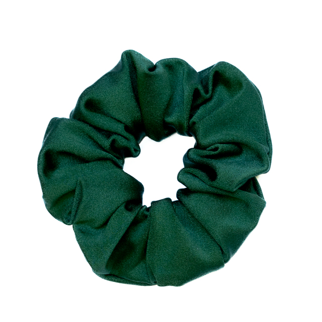 Emerald Green swimwear-fabrics scrunchie hair tie